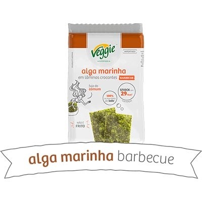 Snack de Alga Marinha Barbecue 5g (Repeat)