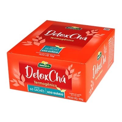 Chá DetoxChá Termogênico 90g - 60 sachês (Natural Life)