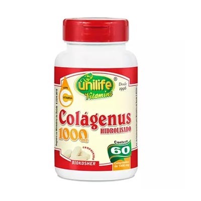 Colágeno + Vitamina C 1000mg - 60 Comprimidos (Unilife)