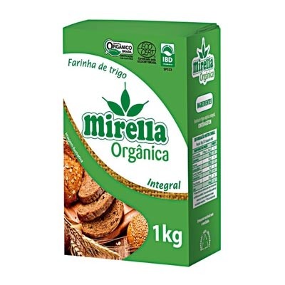 Farinha de Trigo Integral Orgânica 1kg (Mirella)