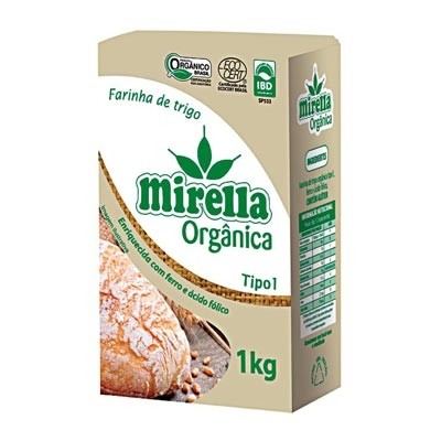 Farinha de Trigo Tipo 1 Orgânica 1kg (Mirella)