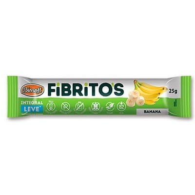 Barra de Fibras Fibritos - Banana 25g (Biosoft)