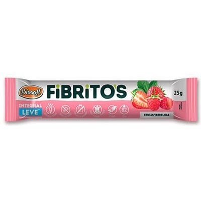Barra de Fibras Fibritos - Frutas Vermelhas 25g (Biosoft)