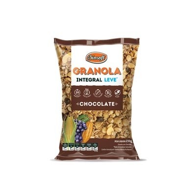 Granola Integral Leve Chocolate 230g (Biosoft)