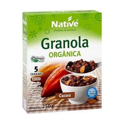 Granola Orgânica Cacau 250g (Native)