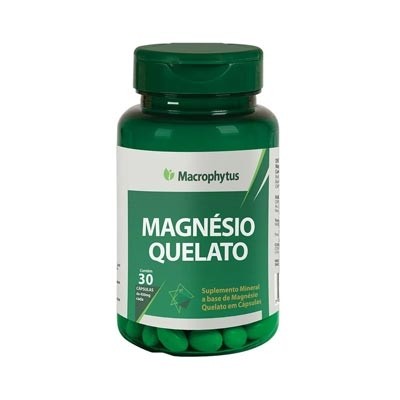 Magnésio Quelato 450mg - 30 Cápsulas (Macrophytus)