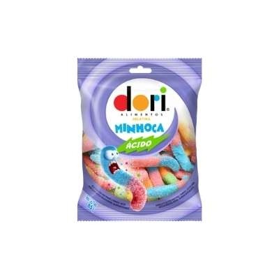 Bala de Gelatina Minhoca Ácida 85g (Dori) - Estação dos Grãos