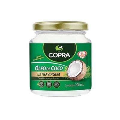 Óleo de Coco Extra Virgem 200ml (Copra)
