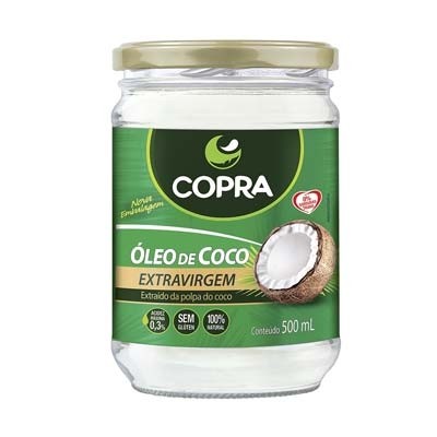 Óleo de Coco Extra Virgem - 500ml (Copra)