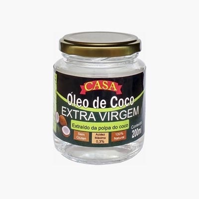 Óleo de Coco Extra Virgem 200ml (Casa)