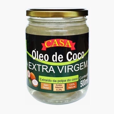 Óleo de Coco Extra Virgem 500ml (Casa)