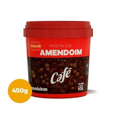 Pasta de Amendoim Integral com Café 450g (Mandubim)