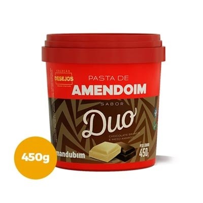 Pasta de Amendoim sabor Duo 450g (Mandubim)