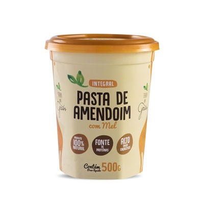 Pasta de Amendoim com Mel 500g (Terra dos Grãos)