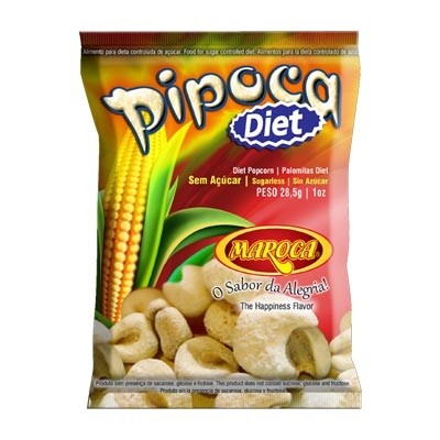 Pipoca de Canjica de Milho Diet 28,5g (Maroca)