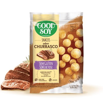 Snack de Soja Churrasco 25g (Good Soy)