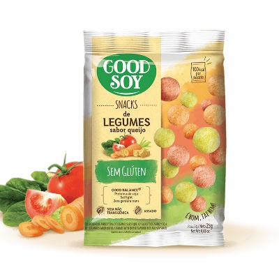 Snack de Soja Legumes ao Queijo 25g (Good Soy)