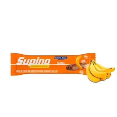 Barra de Frutas Supino Light Banana ao Leite 24g (Banana Brasil)