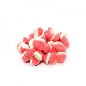 Bala Gelatina Beijo Morango (Fracionado - Embalagem 100g)