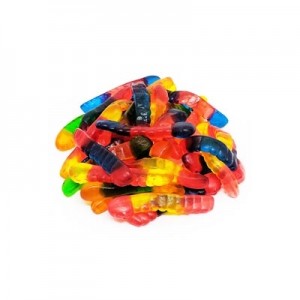 Bala Gelatina Minhoca (Fracionado - Embalagem 100g)