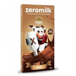 Chocolate Zeromilk Crisp 80g (Tudo Zero Leite)