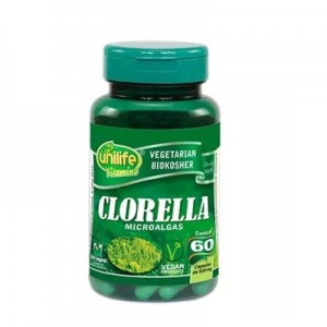 Clorella Microalgas 500mg - 60 Cápsulas (Unilife)