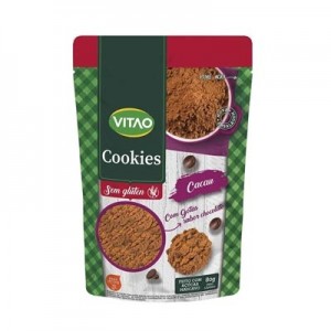 Cookies Sem Glúten Chocolate 80g (Vitao) - Estação dos Grãos