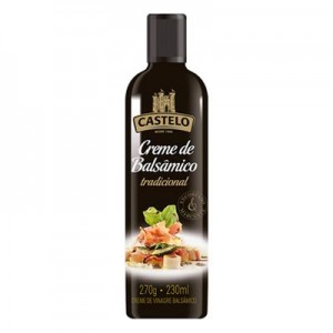 Molho Cremoso à Base de Vinagre Balsâmico - 270g (Castelo)