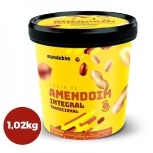 Pasta de Amendoim Integral  - 1.02kg (Mandubim)
