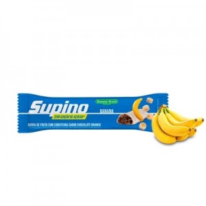 Barra de Frutas Supino Light Banana Chocolate Branco 24g (Banana Brasil)