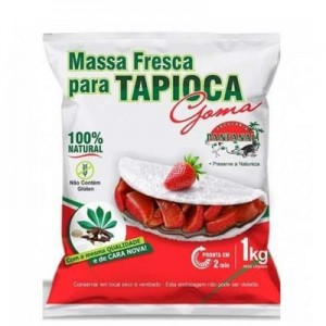Tapioca - Goma de Mandioca Hidratada 1kg (Pantanal) 