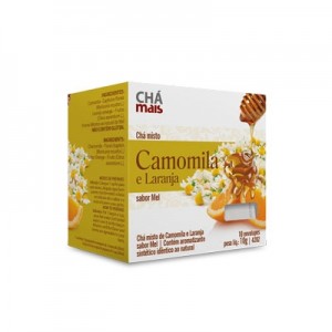 Chá Misto de Camomila, Laranja e Mel 10 sachês (CháMais)