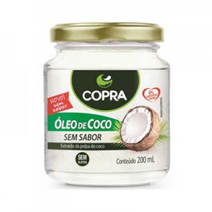 Óleo De Coco Sem Sabor 200ml (Copra)