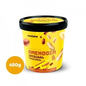 Pasta de Amendoim Integral  - 450g (Mandubim)